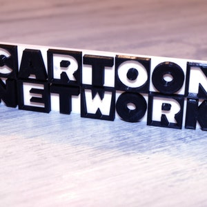 Cartoon Netzwerk Logo 3D Gedruckt Pretend Play Kinder Spielzeug 3D Druck Lernen Vorschulspielzeug 3D Druck Warner 20th Century Fox Pixar Animation
