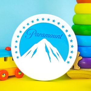 Paramount Network Logo 3D Printed Pretend Play Kids Toy 3D Printing Warner Bros 3D Print Warner 20th Century Fox Pixar TVOKDIS Universal