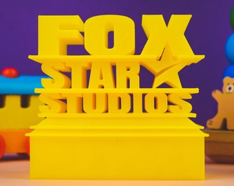 Logotipo impreso en 3D de Fox Star Studios, juguete para niños, impresión 3D de Warner Bros, animación de Pixar, impresión 3D de PBS, juguetes para rellenar medias de TVOKIDS
