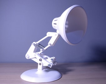 Pixar Lamp Luxo Playable Movable 3D Printed Logo Pretend Play Pixar Light Kids Toy Animation Movie 3D Print Learning Toys 3D Printing Pixar