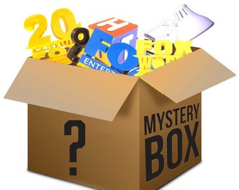 Mystery Box with Logos Kids Toys Gifts 20th Century Fox Warner Bros Walt Disney Pixar Dreamworks Cartoon Network PBS TVOKIDS Cartoonito