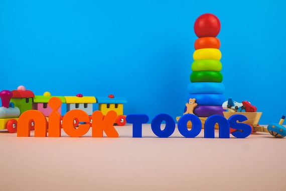 Nick Jr Logo 3D Printed Kids Toys Gifts Pretend Play Television Nickelodeon