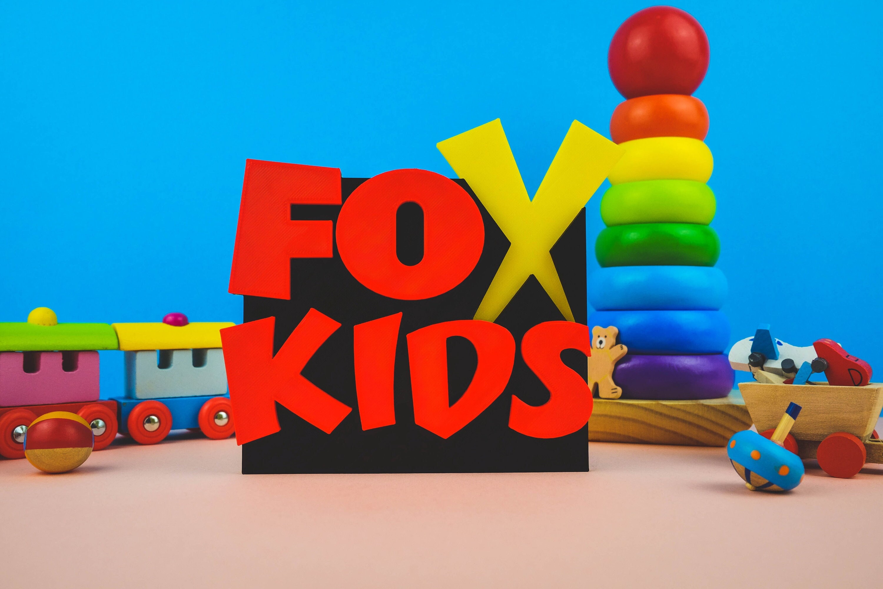 LG Logo 3D Printed Pretend Play Toy Learning 20th Century Fox TVOKIDS