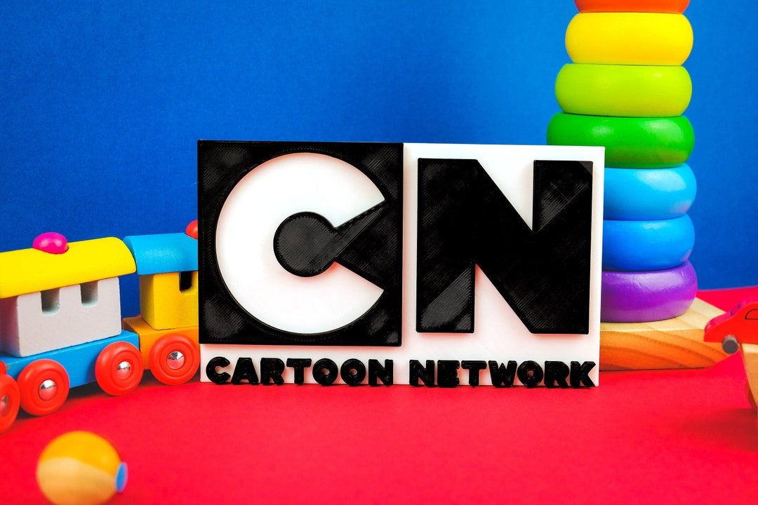 CN Cartoon Network Logo 3D Printed Pretend Play Kids Toy 3D Printing