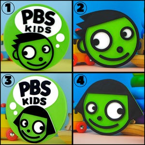 PBS Characters Toys 3D Printed Kids Gift Toy Pretend Play Figure Autism Spectrum Gifts 3D Printing Dash Dot Pixar Animation 20th Century Fox
