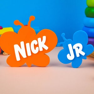 Nick Jr Butterflies Logo 3D Printed Logo Kids Toy - Etsy