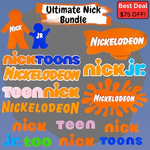Zestaw z logo Nickelodeon dla dzieci Ultimate 3D drukowana kolekcjonerska zabawka sensoryczna prezent przyjazny dla osób z autyzmem zestaw do zabawy Nick Jr Too litery niestandardowe