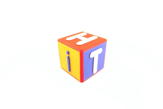 TVOKIDS Logo 3D Printed Letters Pretend Play Kids Toy Gift