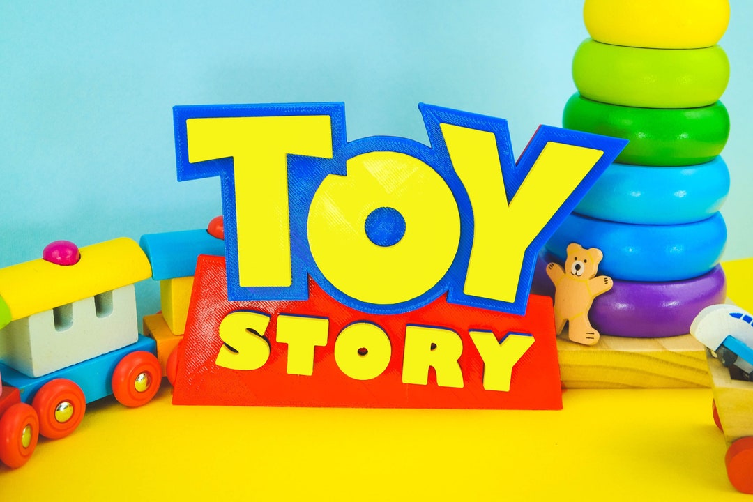 トイストーリー　ロゴ　3Dロゴ トイストーリー ロゴ 3Dプリント ロゴ Pbs キッズ 3Dプリント