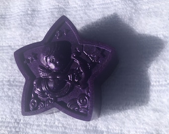 Sagittarius Zodiac Soap Bars Star Shaped Purple Sag