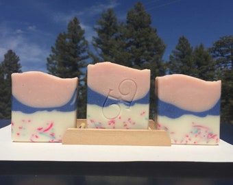 Beautiful Lily of the Valley Handmade Soaps Artisan Soap Bars Luxe Care Gift Rich 30% Shea and Mango Butters Vegan Cruelty Free | Palm Free