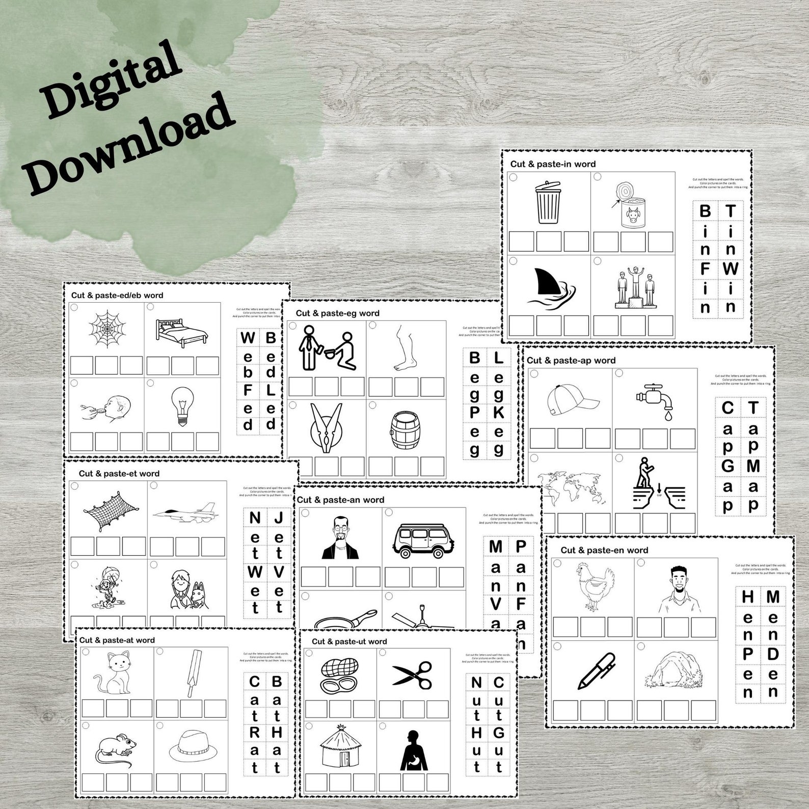 Learn to Read CVC Words | Kids Activities | Short Vowels | Three Letter ...