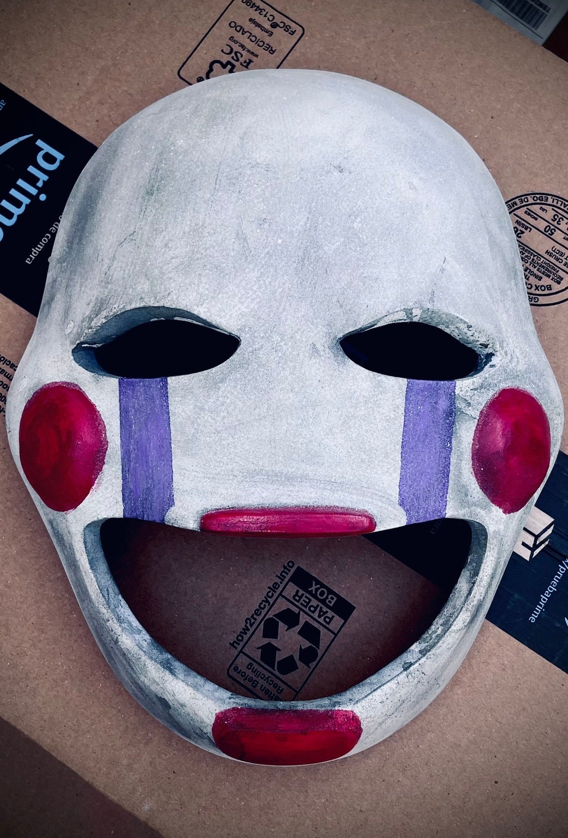 FNAF Puppet Mask 3D Model Five Nights at Freddy's, Cosplay Prop - Etsy