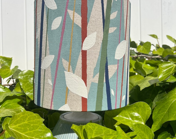 Ferndell Nature Trail 2 - Hand painted lamp shade