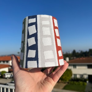 彼をギリシャに連れて行こう！壁取り付け用燭台シェード。Farrow&Ball ペイントで塗装。