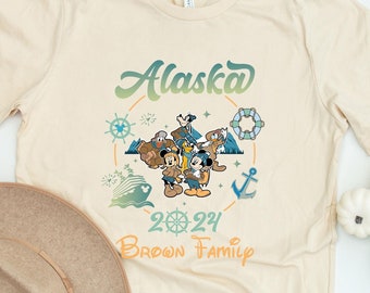 Disney Alaska Cruise Shirt, Disney Family Trip Tees, Mickey And Friends Disney Alaska Cruise T-shirt, Disney Wonder Matching Cruise Shirts