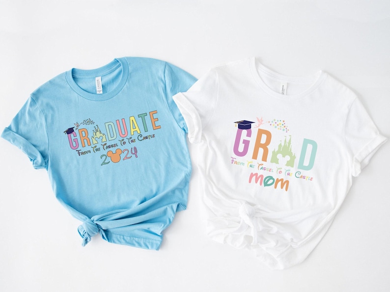 Personalized Disney Graduation Shirts, Graduation Shirt, Class of 2026, Disney Family Shirts, Disneyland Shirts, Disneyworld Shirts image 2