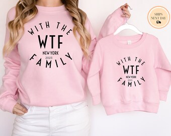 Personalized Family Vacation Shirt: WTF New York Trip, Matching Tees
