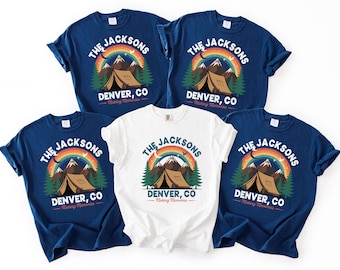 Personalized Family Vacation 2026 T-Shirt: Mountain Trip Keepsake