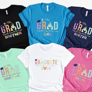 Personalized Disney Graduation Shirts, Graduation Shirt, Class of 2026, Disney Family Shirts, Disneyland Shirts, Disneyworld Shirts image 5