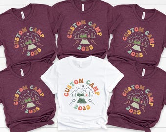 Customizable Camp Shirt: Personalized Camping Friend Gift