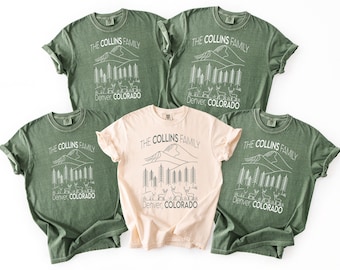 Personalized Family Vacation 2026 T-Shirt: Mountain Trip Keepsake