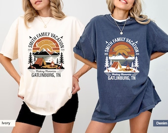 Personalized Family Vacation 2026 T-Shirt: Mountain Trip Keepsake