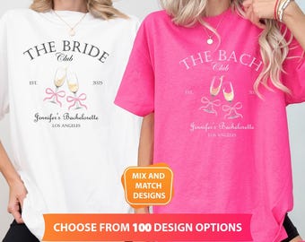 Custom Bachelorette Party Comfort Colors Shirt: The Bach Club