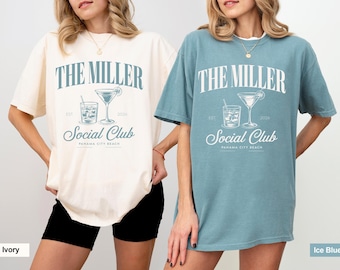 Personalized Bachelorette Party Comfort Colors Tee: Social Club Shirt