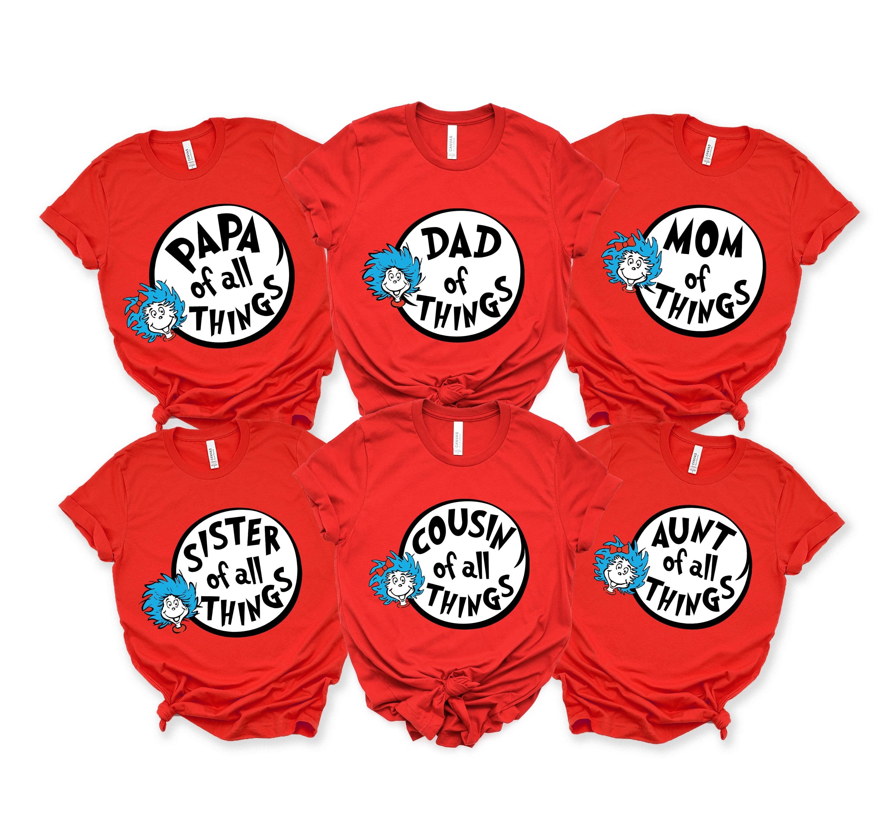 Custom "Thing" Family Shirts: Personalized Matching Tees