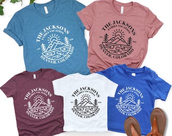 Custom Vacation Shirts: Family Matching Party Tees