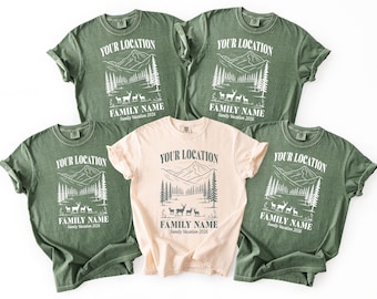 Personalized Family Vacation 2026 T-Shirt: Mountain Trip Keepsake