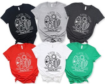 Custom Vacation Shirts, Family Matching Tee, Custom Desert Bachelorette Shirts, Bridal Party Scottsdale Sedona Arizona, Texas Bachelorette