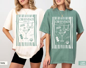 Personalized Bachelorette Party Comfort Colors Tee