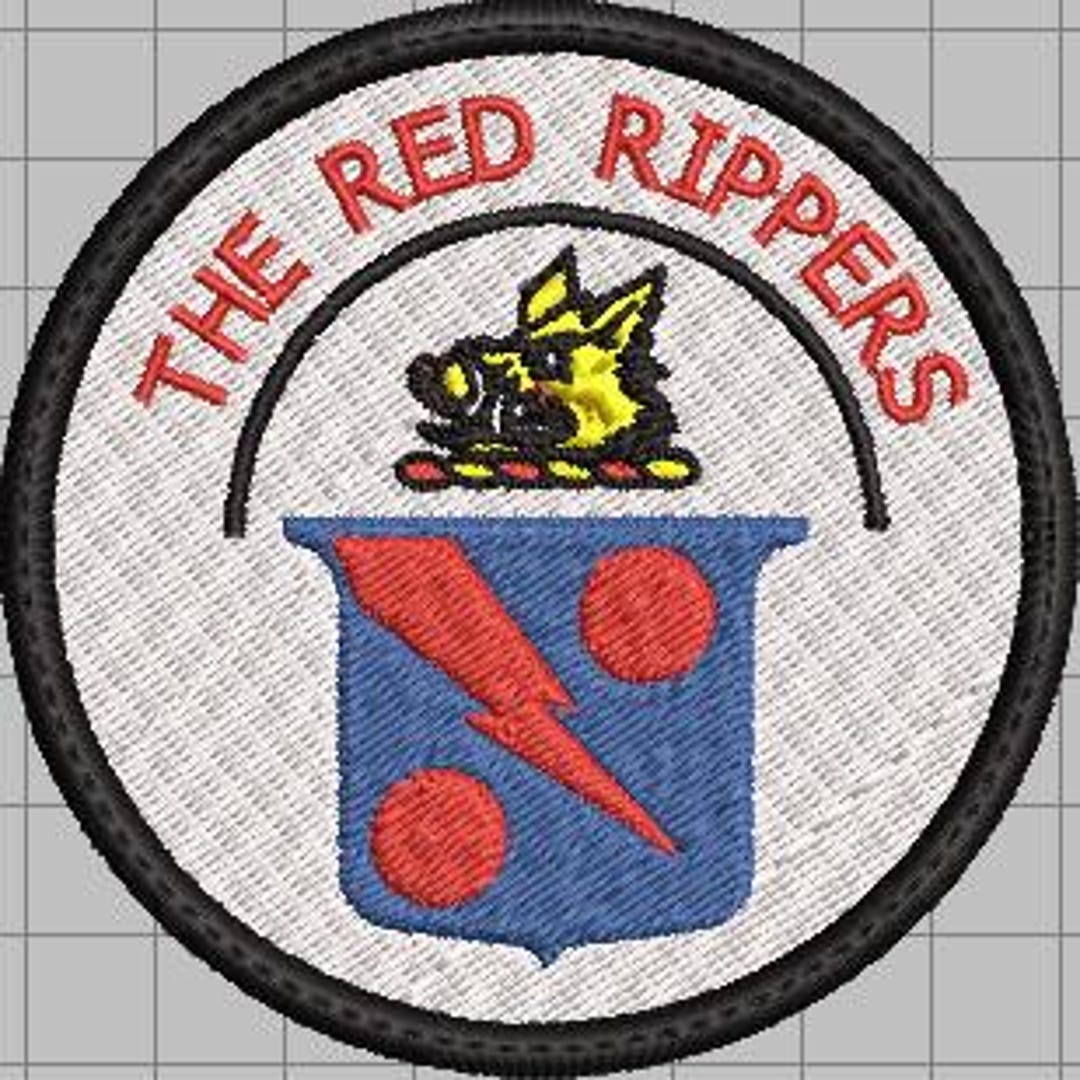 Red Ripper Designs Red Rippers Unit Patch Embroidery Design File - Etsy
