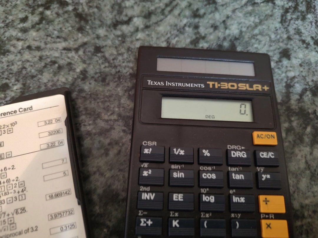 Texas Instruments TI-30 SLR+ Calculator - Etsy