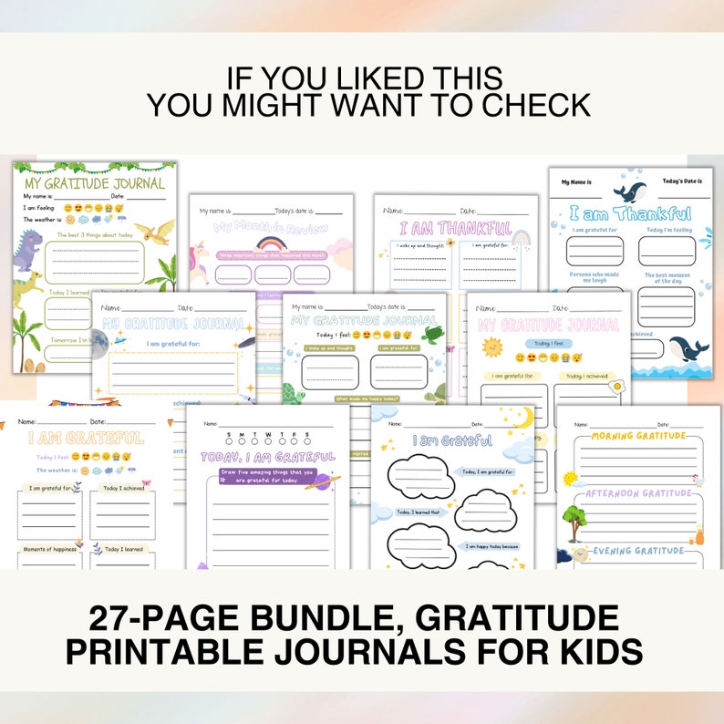 Gratitude Printable Journals For Kids Sunny Side Up Etsy gratitude-printable-journals-for-kids-sunny-side-up-etsy