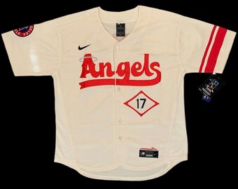 California Angels Throwback Authentic Russell Jersey Diamond Collection sz  44