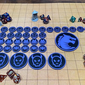 Enemy Token Set: Dungeons and Dragons, Pathfinder RPG - 35 Piece