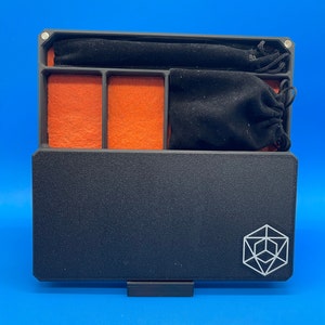TTRPG Dice Box, Dice Tray, Character/Dice Vault, Dungeons and Dragons, TTRPG, Travel Dice Dox, Nerdy Gift, Dungeon Master Gift, DnD Gift
