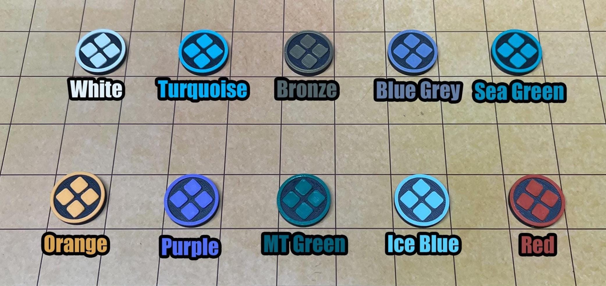 Enemy Token Set: Dungeons and Dragons, Pathfinder RPG - 35 Piece - Etsy