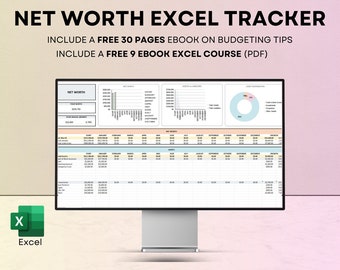 Net Worth Excel Template: Personal Finance Dashboard (Multiple Currency)