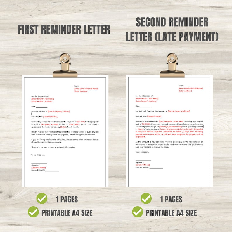 Rental Agreement Kit: Landlord Forms, Lease Contract (excel & Word) - Etsy