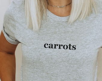 Humorous Garden Carrots Shirt Vegetable Shirt for Gardener Gift Funny Gardening Tee Gift for Nature-Lover Son Gift Boyfriend Veggie TShirt