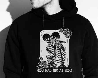 Skeleton Hoodie, Engagement Gifts for Couples Unique, Matching Couple Hoodies, Skeleton Sweatshirt, I Love My Girlfriend Hoodies for Couples