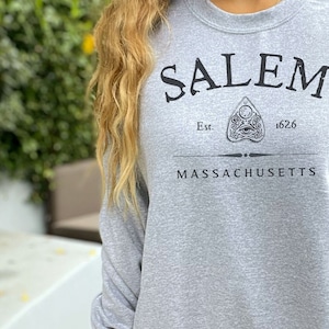 Salem Massachusetts Sweatshirt: Witchy Ouija Board Autumn Sweater