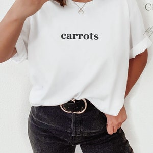 Humorous Garden Carrots Shirt Vegetable Shirt for Gardener Gift Funny Gardening Tee Gift for Nature-Lover Son Gift Boyfriend Veggie TShirt image 4
