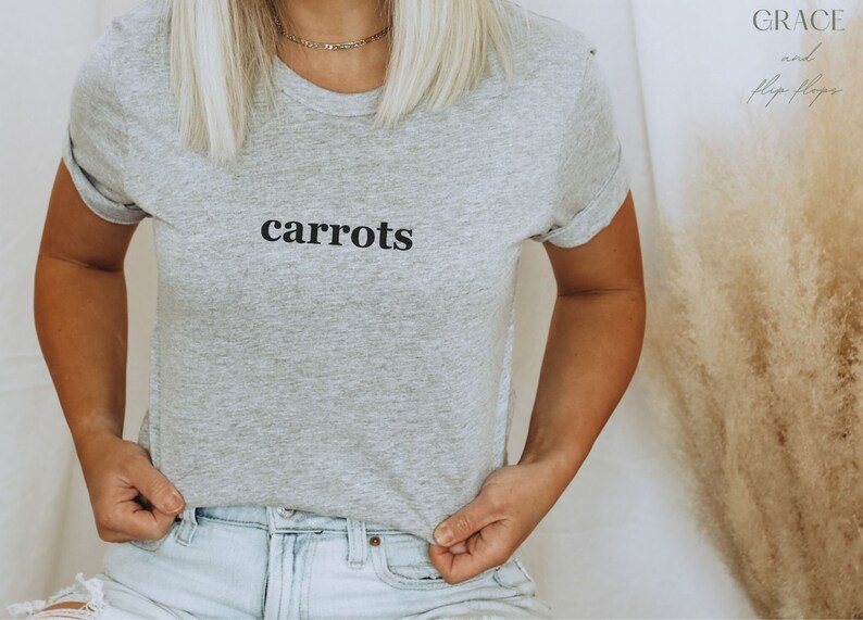 Humorous Garden Carrots Shirt Vegetable Shirt for Gardener Gift Funny Gardening Tee Gift for Nature-Lover Son Gift Boyfriend Veggie TShirt image 1