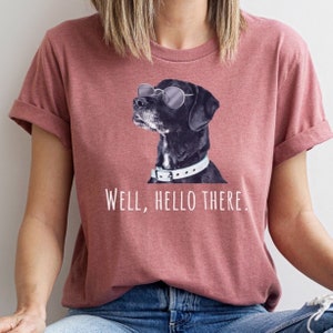 Funny Dog in Sunglasses T-Shirt: Dog Lover Gift
