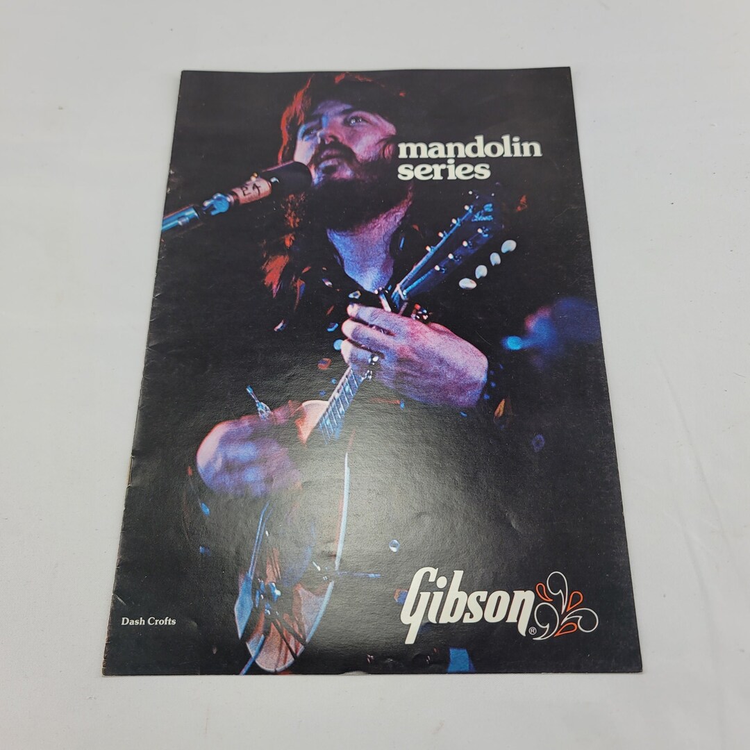 1975 Gibson Mandolin Series Brochure Catalog Dash Crofts Etsy